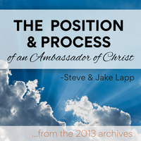 The Position and Process of an Ambassador of Christ - Digital Files